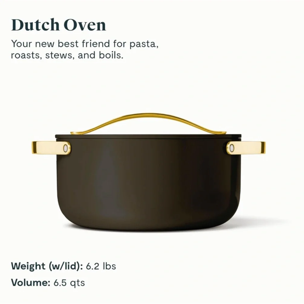 Caraway Nonstick Ceramic Dutch Oven Pot with Lid - Picture 5 of 6